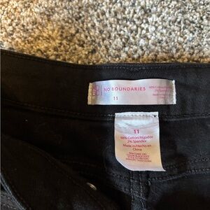 No Boundaries Classic Black Pants